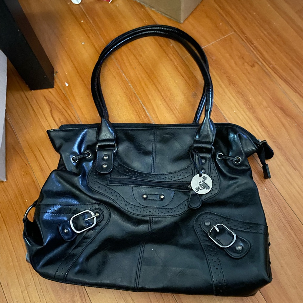 Mia DeLuca Black Tote Bag